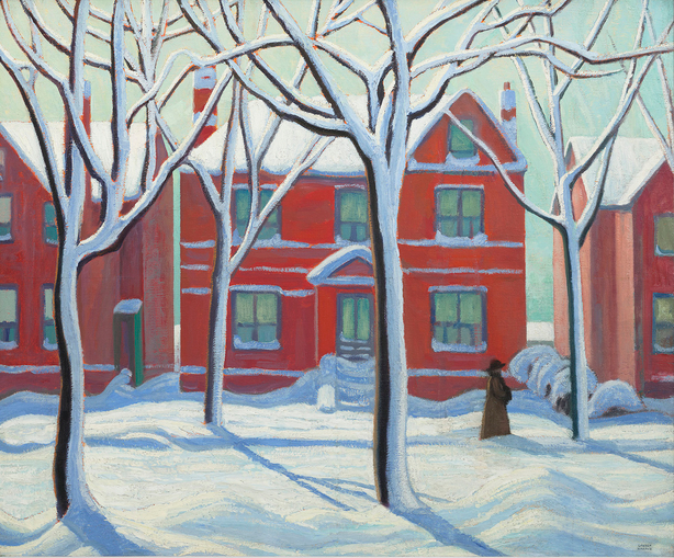 House in the Ward, Winter, City Painting No. 1