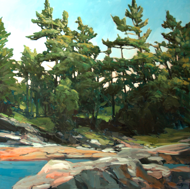 Row of Trees, Pointe au Baril 