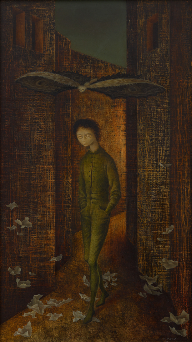 Niño y mariposa (Niño triste)