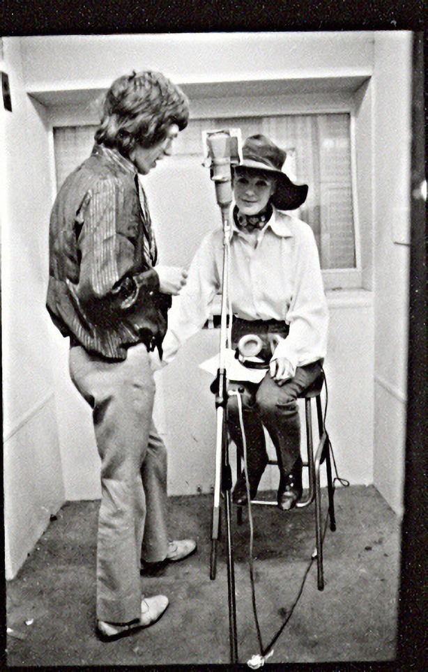 Marianne Faithful & Mick Jagger. Decca Studios, London.