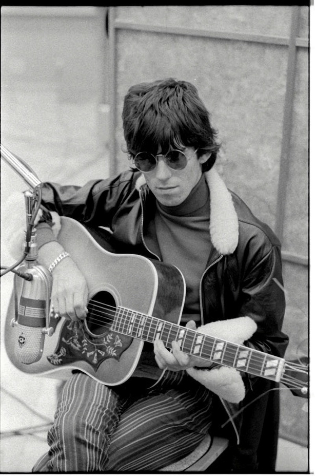 Keith with Guitar. RCA Studios, Hollywood.