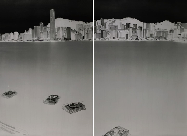 Avenue of Stars, HK 2-3 July 2016 (diptych)