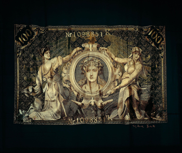 1908 100 German Mark Note (Goddess)