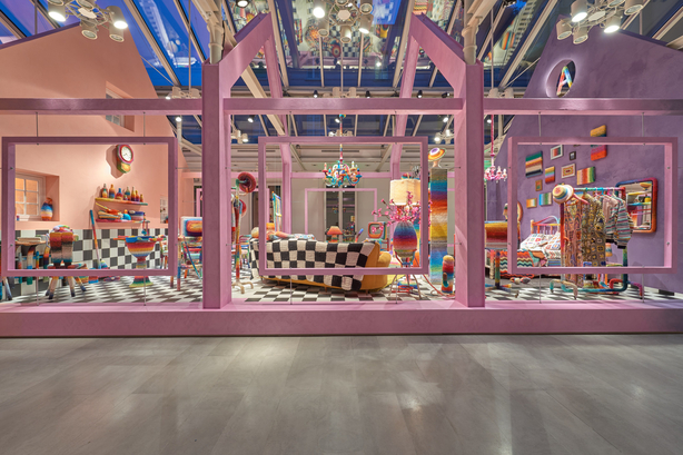 Home Sweet Home (Installation created as a single work in collaboration with Angela Missoni, Milan design’s Week)