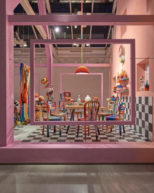 Home sweet Home (Installation created as a single work in collaboration with Angela Missoni, Milan design’s Week) 