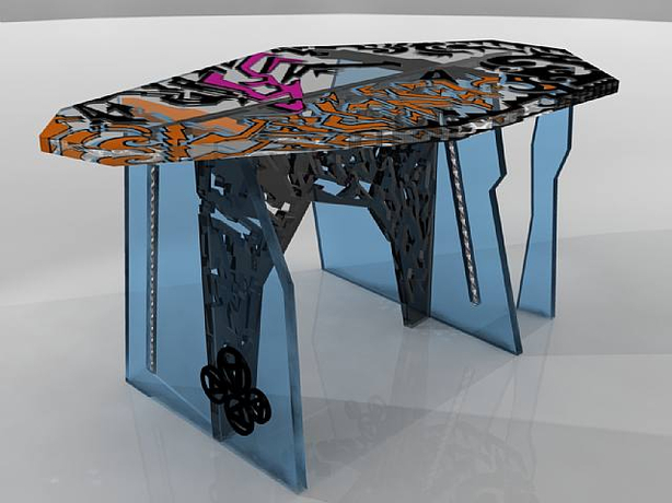 Graffiti Table