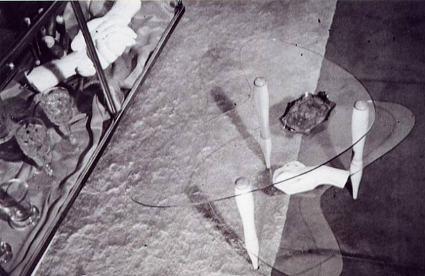 Boomerang Small Table (documentation, photo from 1937)