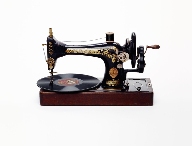 Sewing Machine Record Player