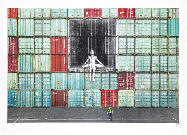 In the Container Wall, Le Havre, France, 2014