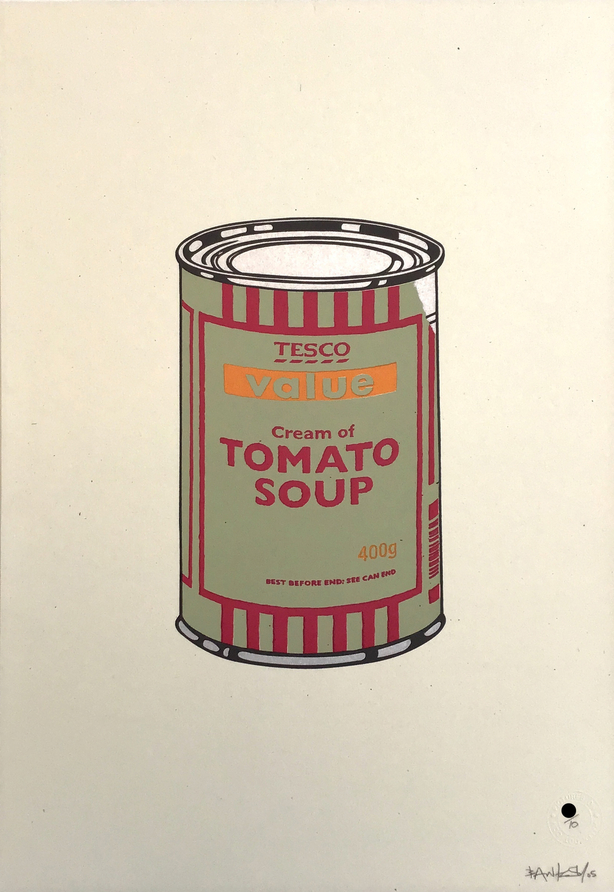 Soup Can (Sage Green/Cherry/Mint) - Signed
