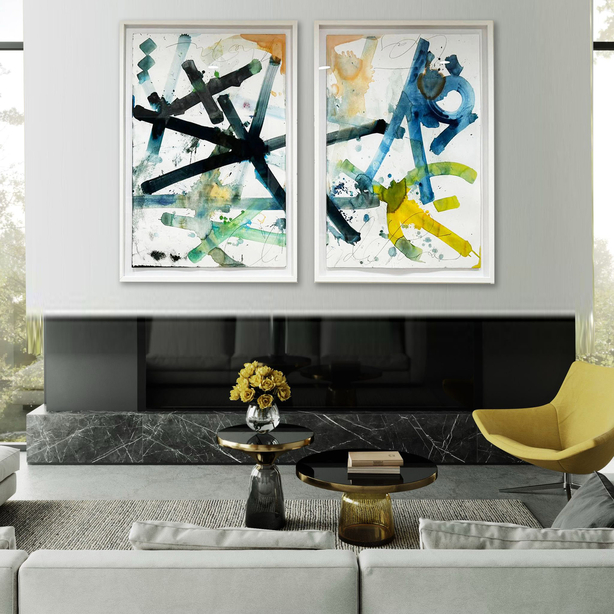  Untitled 1&2 (Yellow/green)