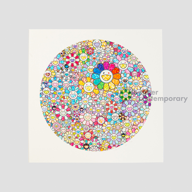 Takashi Murakami, Flowers Blooming in the Isle of the Dead, 2022