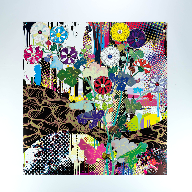 Takashi Murakami, Flowers in Pastel Colors (2022), Available for Sale