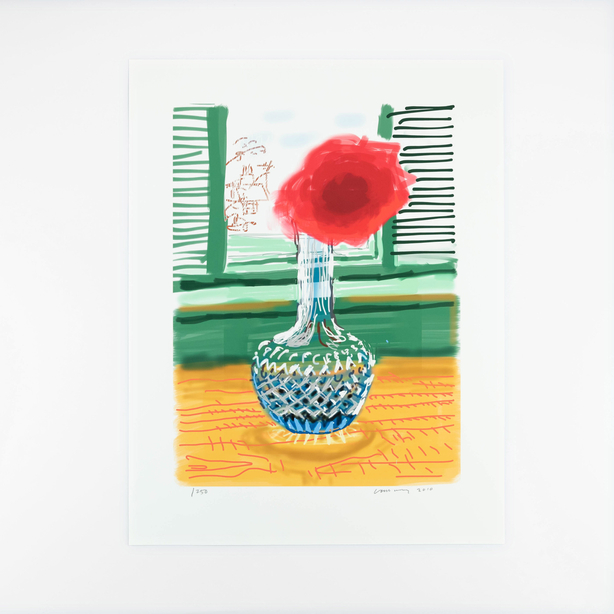 My Window. Art Edition (No. 251–500), iPad drawing ‘No. 281’, 23rd July 2010
