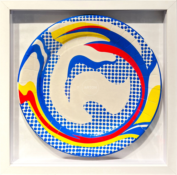 'Paper Plate' Screenprint Sculpture