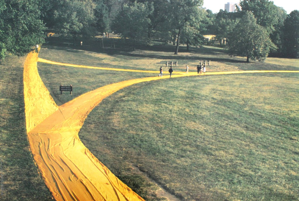 Wrapped Walk Ways, Loose Park, Kansas City Missouri 1977-78