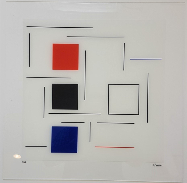 Untitled (White, Red, Blue. Black)