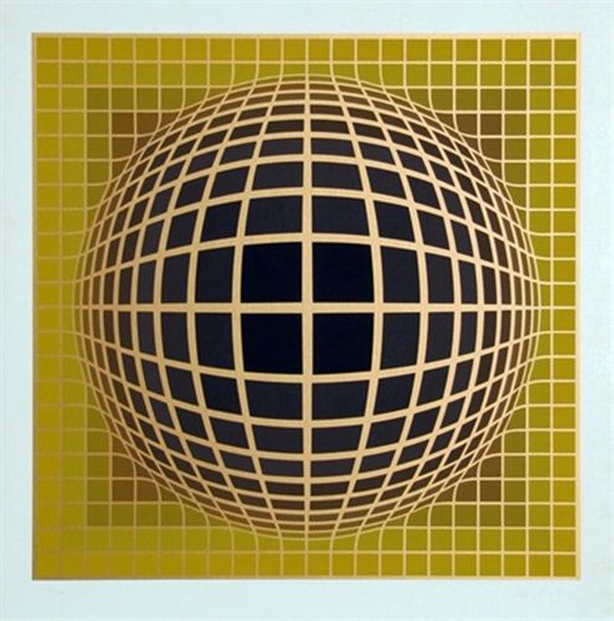 Kinetic Composition, Yellow Sphere