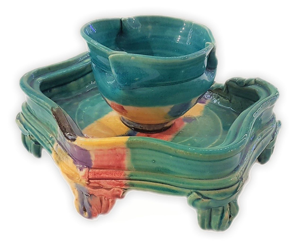 Tea Bowl & Cup with Stand