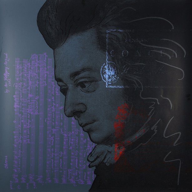 Wolfgang Amadeus Mozart (Pop Art, Andy Warhol)