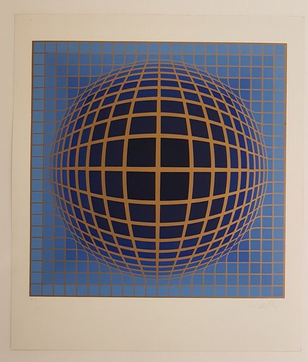 Kinetic Composition, Blue Sphere