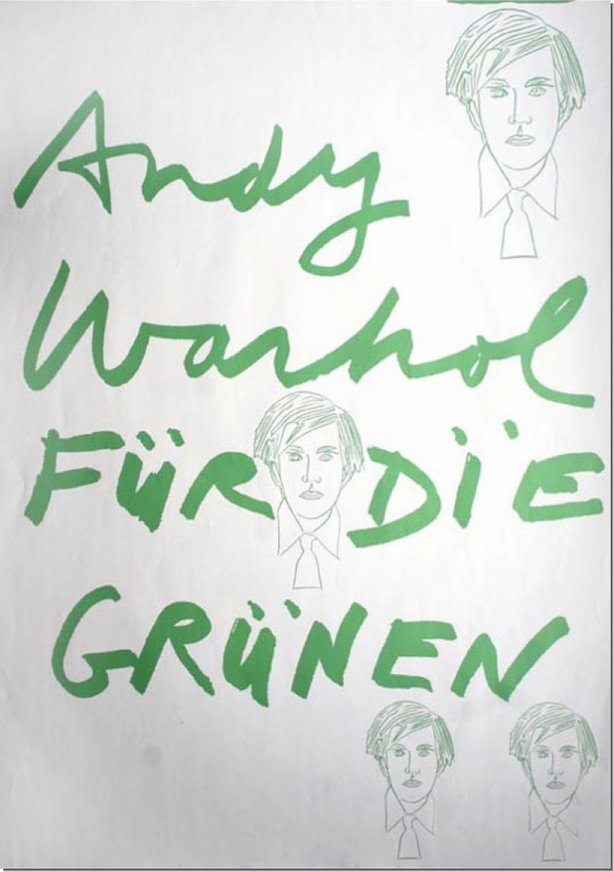 Andy Warhol fuer die Gruenen