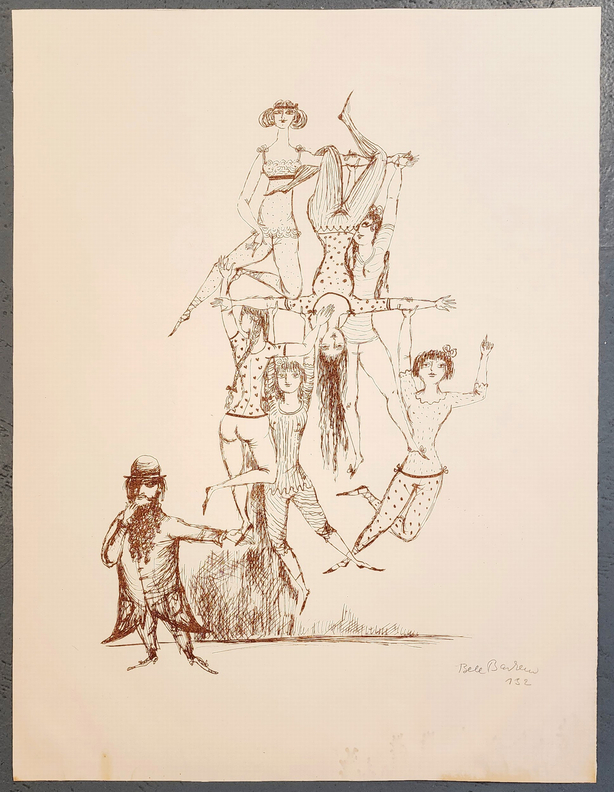 Unknown Title (annotated verso "Litho in Brown")