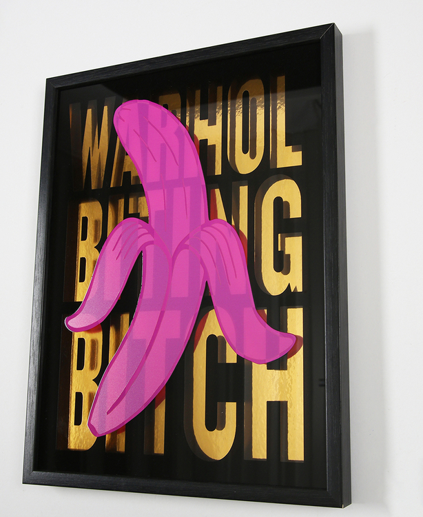 Warhol Biting Bitch – Pink Banana