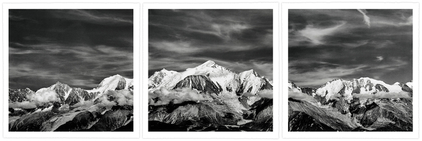 Mont Blanc from the Refuge de Mayères