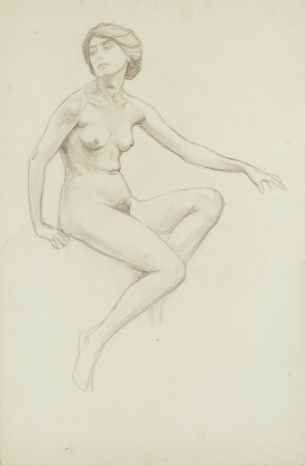 Seated Female Nude