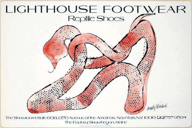 Andy Warhol Shoes poster 1979 (1970s Andy Warhol)