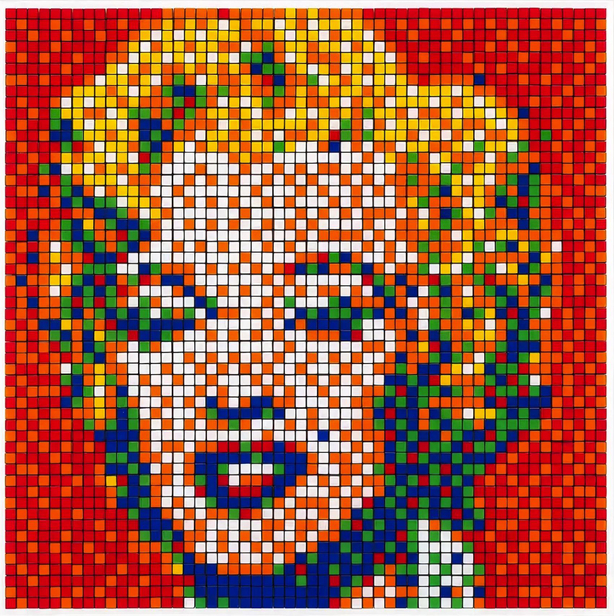 Rubik Shot Red Marilyn NVDR1-4