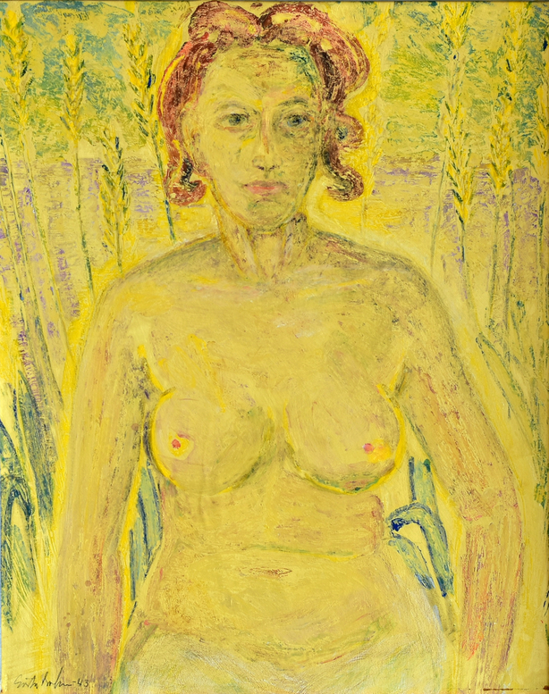 Naked in yellow