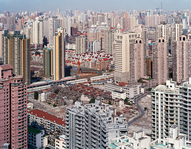  Urban Renewal no 5. Overview From Top Of Military Hospital Shanghai, China