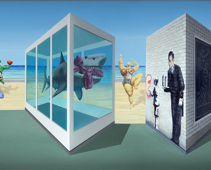 The Witty World of Patrick Hughes: An Exhibition of 3D paintings