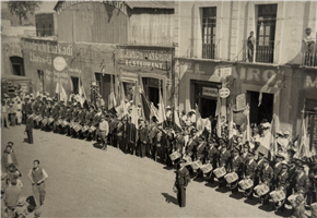 Untitled (Protest Rally) by Tina Modotti