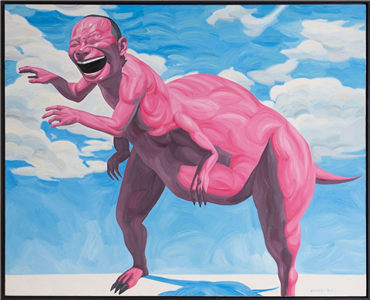 I’m Dragon – 1  by  Yue Minjun